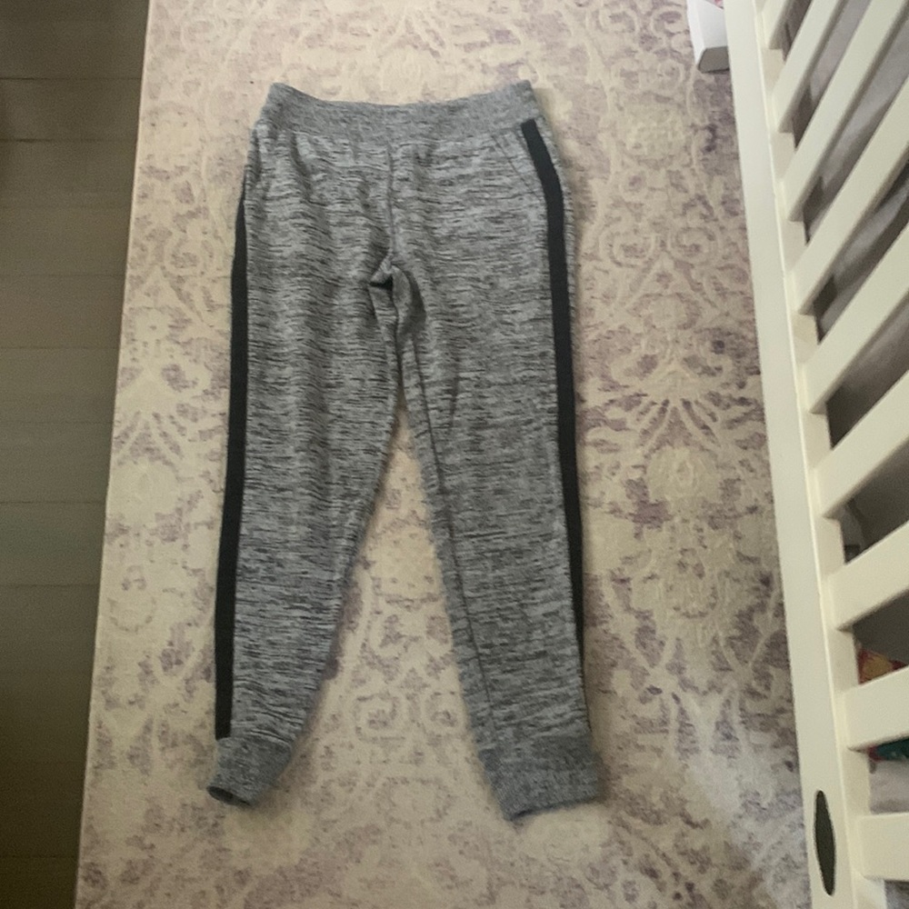 Girls Grey and black sweatpants